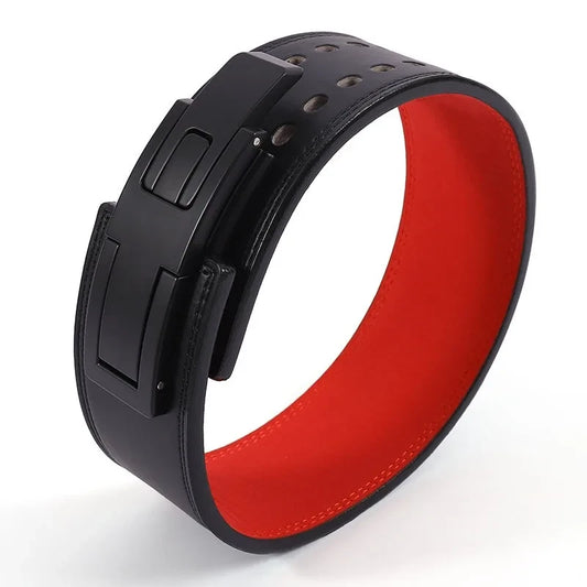 Leather Lever Weightlifting Belt