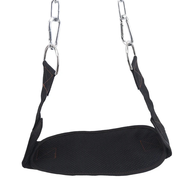 Black Thicken Fitness Weight Belt with Chain Dipping Belt for Lifting Pull Up Chin Up Kettlebell Barbel Bodybuilding Gym Belts